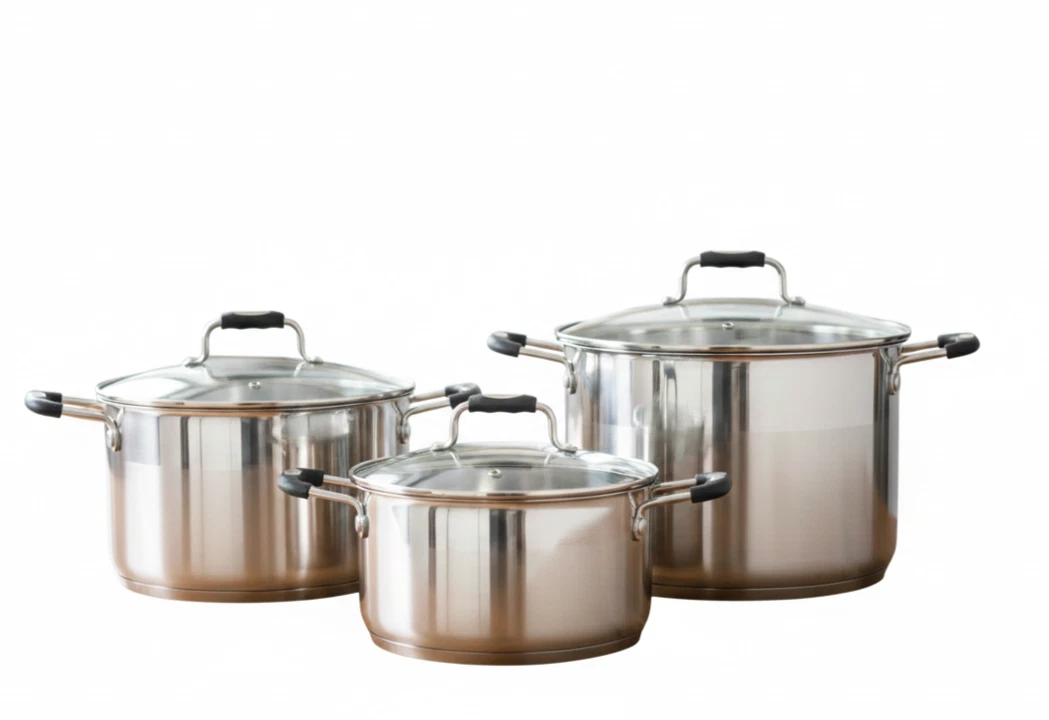 3 Pcs Stainless Steel Deep Stock Pot Set 24cm 26cm 28cm –Heavy Duty Cooking Pots
Opens in a new wind