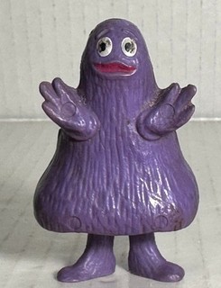 McDonalds 1985 McDonaldland Grimace Figure Scarce P1