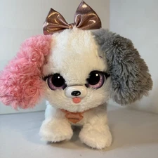 Present Pets Fancy Puppy Dog Interactive Plush Pet Toy Action Kweenie Works