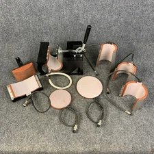 USCutter Mug Press & Attachments for Volcano Heat Press Machine Coffee Cups