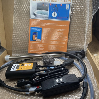 #ad #ad 1800W Portable Fully Submersible Electric Pool Hot Tub Immersion Thermostat $129.00