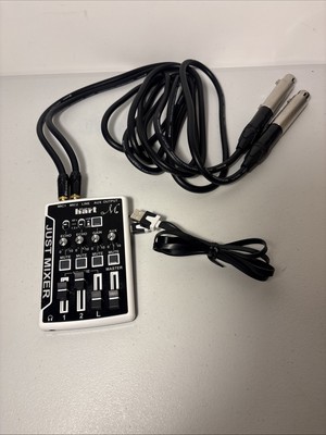Audio Mixer - Maker Hart Just Mixer M w/ 2 Microphone Cables