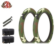 ALTA BICYCLE WIRE BEAD 20 x 2.30 TIRE BUNDLE ARMY CAMO SEMI-SLICK TREAD 6/PC.