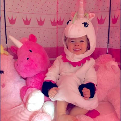 NWT POTTERY BARN KIDS UNICORN COSTUME 6-12 MONTHS, 2T-3T OR EUC 18