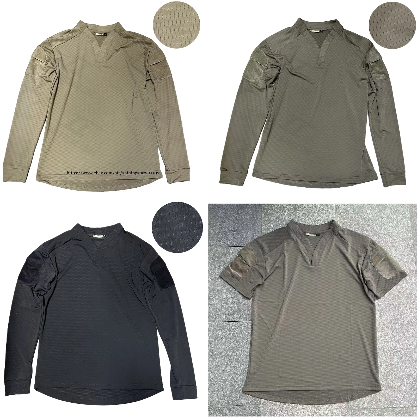 Long/Short Sleeve Hunt Tactical T-Shirt Quick Dry V-Neck Base Shirt Breathable
Opens in a new window