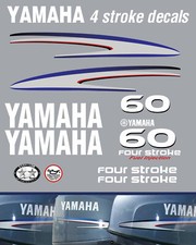 YAMAHA 60hp  4 stroke Fuel Injected outboard decals