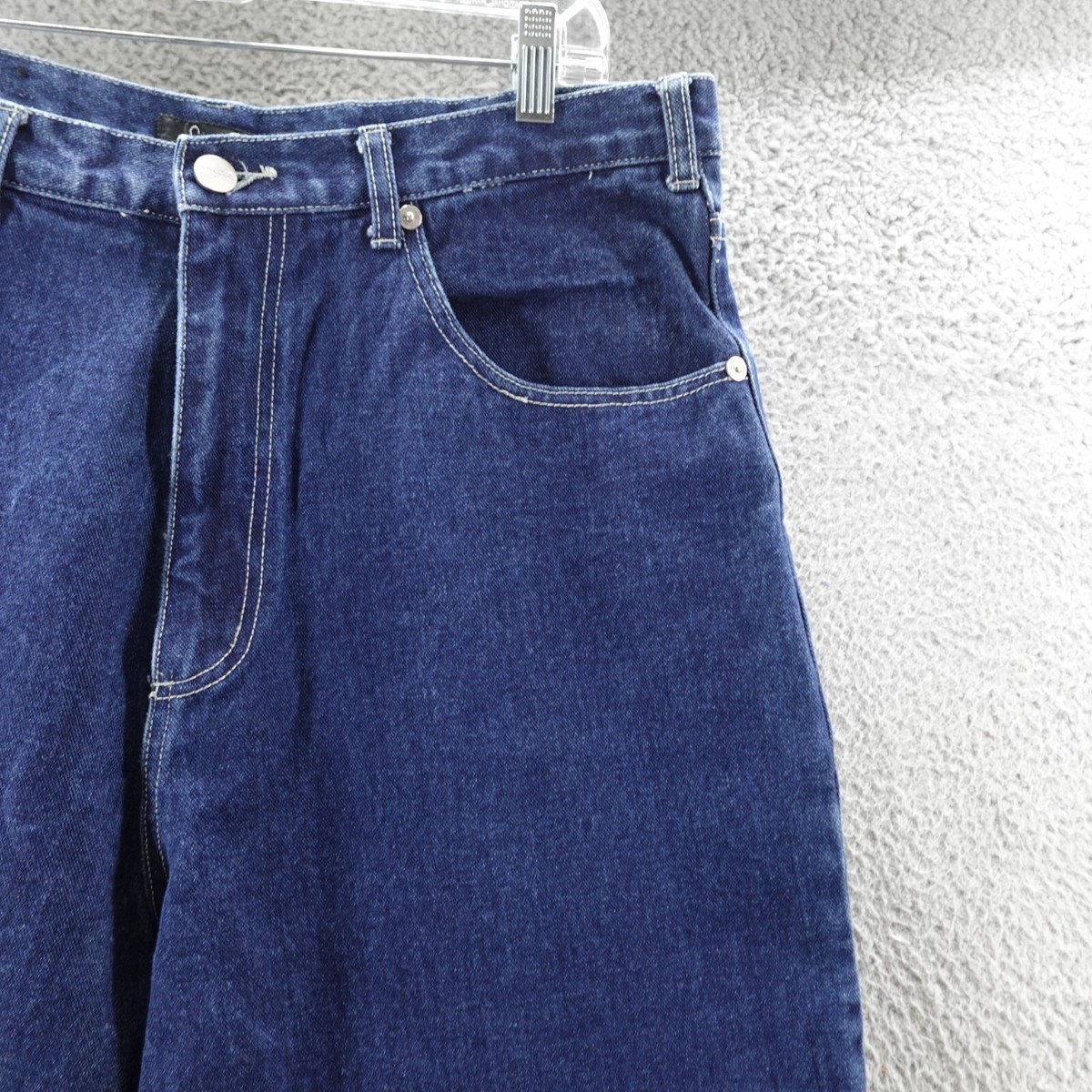 Sean John Jeans Adult Size 36 Blue Denim Baggy Patch Work Y2K WIDE