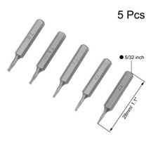 Torx Micro Bits Set 5pcs 5/32 Inch Hex Shank T2 T3 T4 T5 T6 Screwdriver Bit Set