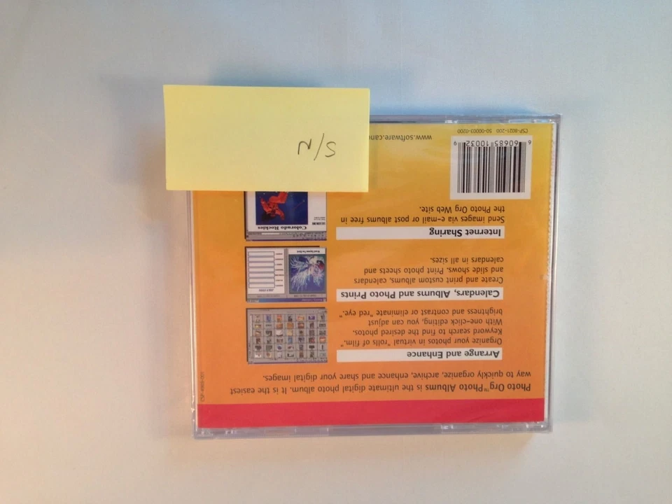 New Photo Org Photo Albums by Canon version 2 Windows 95/98 NT 4.0 CSP-8021-200 - Image 2 of 3