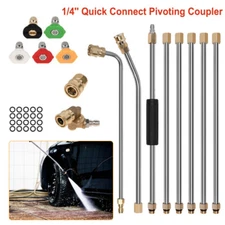 Washer Extension Gutter Rod Cleaner Wand Attachment Accessory High Pressure Rod