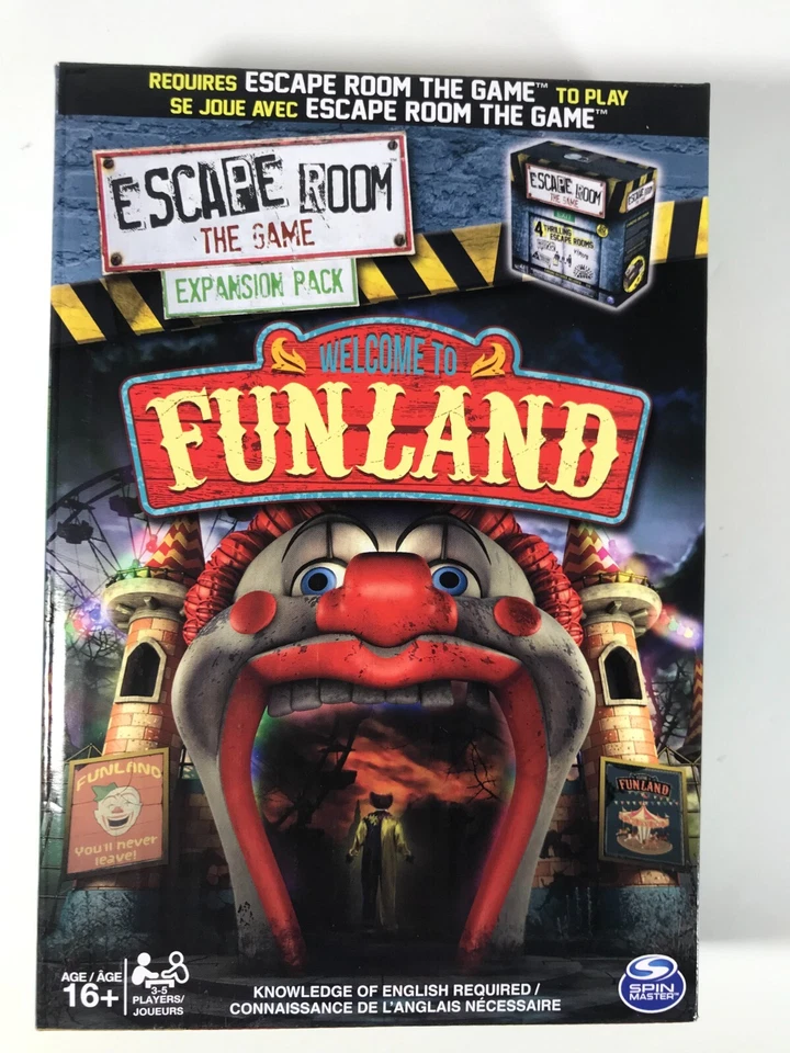 New Escape Room The Game Expansion Pack Welcome To Funland Evil Clown Mystery - Image 4 of 4