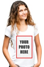 Personalized Custom T-Shirt Customized Image, Photo, Text, Logo Gildan Mens