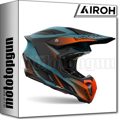 AIROH HELMET CROSS MOTORBIKE TW3S32 TWIST 3 SHARD ORANGE MATT SZ. XL