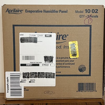Aprilaire Evaporative Humidifier Panel, Model 10 02  Qty: 1 Replacement Filter