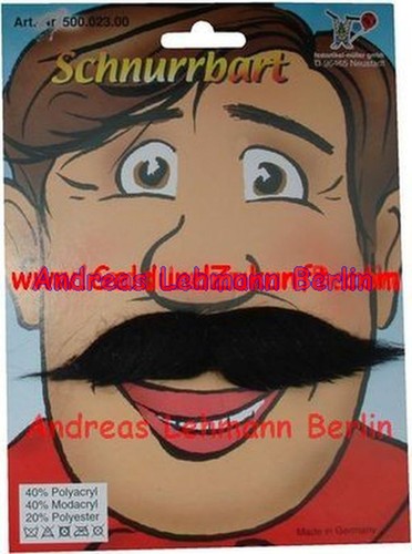 2 Stück Fake Schnurrbärte Zum Ankleben - Lustige 80er Style Oberlippenbärte Für Cosplay & Partys