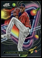 2023 Topps Cosmic Chrome #123 Triston McKenzie Cleveland Guardians