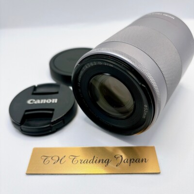 Canon EF-M 55-200mm f/4.5-6.3 IS STM Lens Black with cap from  