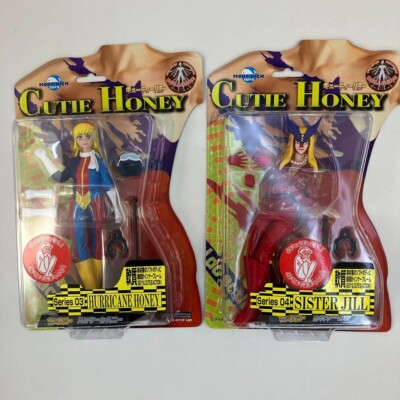 Moby dick cutie honey Figure 6 Set Vintage Rare toy F/S from Japan