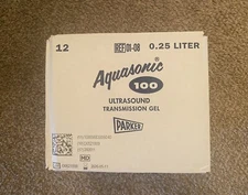 Aquasonic 100 Ultrasound Gel - Parker Laboratories - 8.5 oz Tube - (Pack of 12)