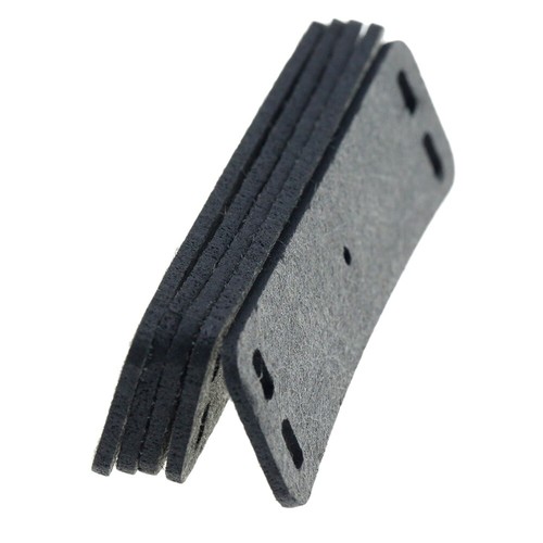 Hunting Microfiber Leather Catapult Slingshot Pouches Practice Tool Double Hole - Picture 4 of 11
