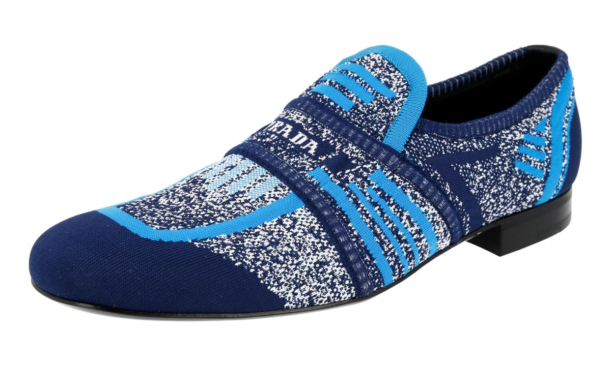 Prada shop knit loafers