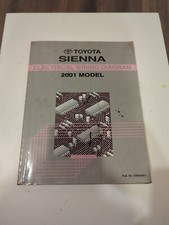2001 Toyota Sienna Electrical Wiring Diagrams Service Workshop Repair Manual