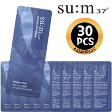 SU:M37 Water-full Marine Relief Ampoule Essence 1ml x 30pcs 30ml Sample Sum37