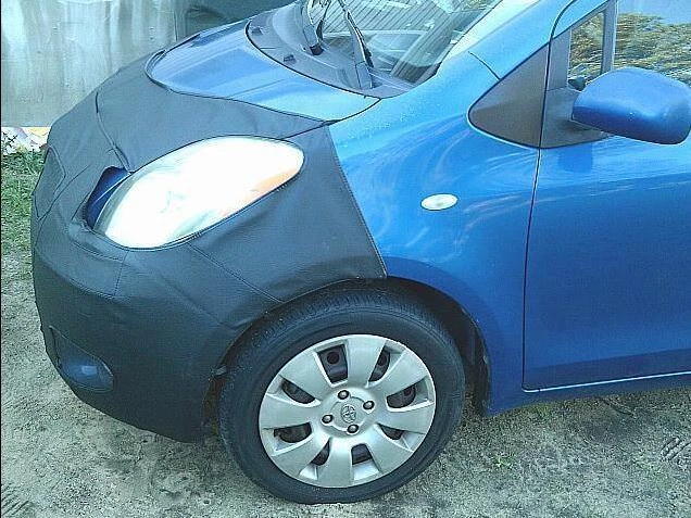 Lebra Front End Mask Cover Bra Fits TOYOTA Yaris 2007-2008 3 door liftback model - Image 3 of 4