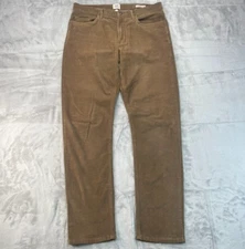 Flint and Tinder 365 HB Straight Pants Mens 33 X 32  Brown Corduroy