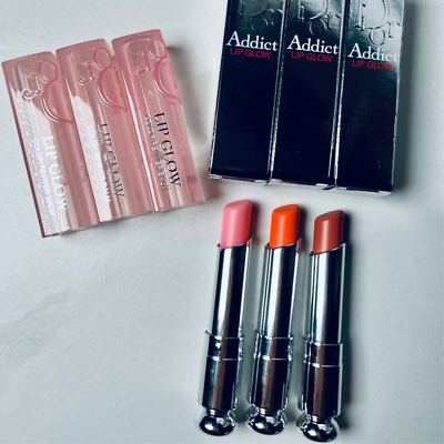 Dior Addict Lip Glow Balm Trio (001 Pink, 004 Coral, 012 Rosewood