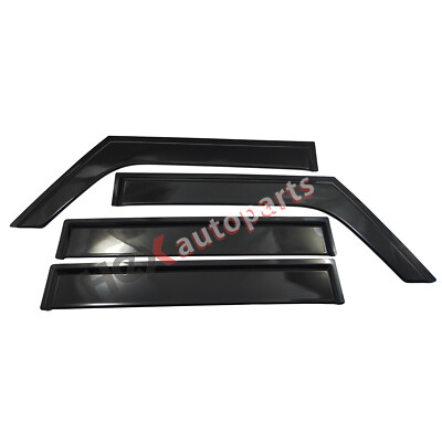 4pcs Sun Rain Window Visor Guard for 2018-2021 Jeep Wrangler JL Unlimited