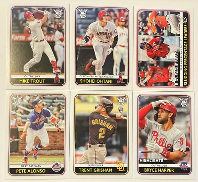 2020 Topps Big League Baseball Base Card Signle #1-#300 (You Pick)