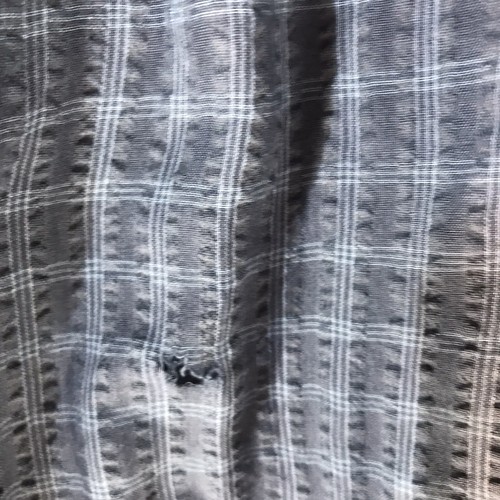Patagonia Gry/Wht Plaid Organic Cotton Button Up Mens Size L - Picture 6 of 7