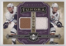 2007-08 Artifacts Tundra Tandems Metallic Purple Jarret Stoll Shawn Horcoff 0c3