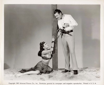 Yvonne De Carlo George Brent in Slave Girl   VINTAGE Original 8x10 Press Photo