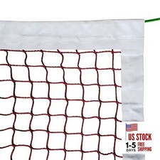 Aoneky Replacement Badminton Tournament Net with Steel Cable