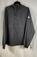 The North Face Męska Szara WindWall Quarter Zip Anorak Wiatrówka Kurtka Rozmiar L