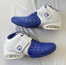 Scarpe da basket uomo AND1 Chosen One blu argento bianco taglia 9,5 NUOVE con scatola
