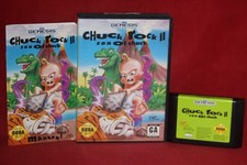 Chuck Rock II 2 Son of Chuck (Sega Genesis, 1993) Game Cartridge, CIB Complete