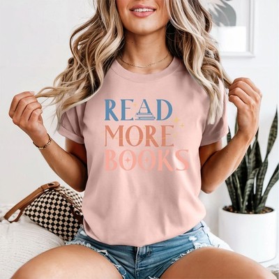 Weiterlesen Bücher Lesen Hobbys Damen T-Shirt Literatur Grafik Tee