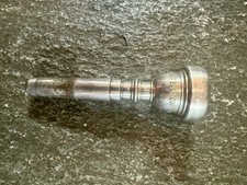 Vincent Bach Corp Silver Trumpet mouthpiece, 5C size. Made in USA.