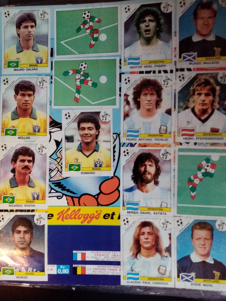 Superbe ALBUM COMPLET PANINI FOOTBALL COUPE DU MONDE ITALIE 90 BON ETAT - Photo 2/4