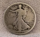 1917 Walking Liberty Half Dollar - Very Good Condition -