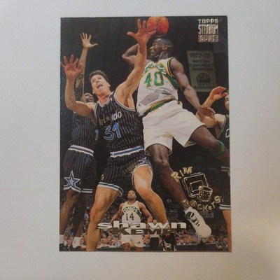 Topps 1993-94 Stadium Club Rim Rockers Shawn Kemp #5 of 6 Monster Hustle