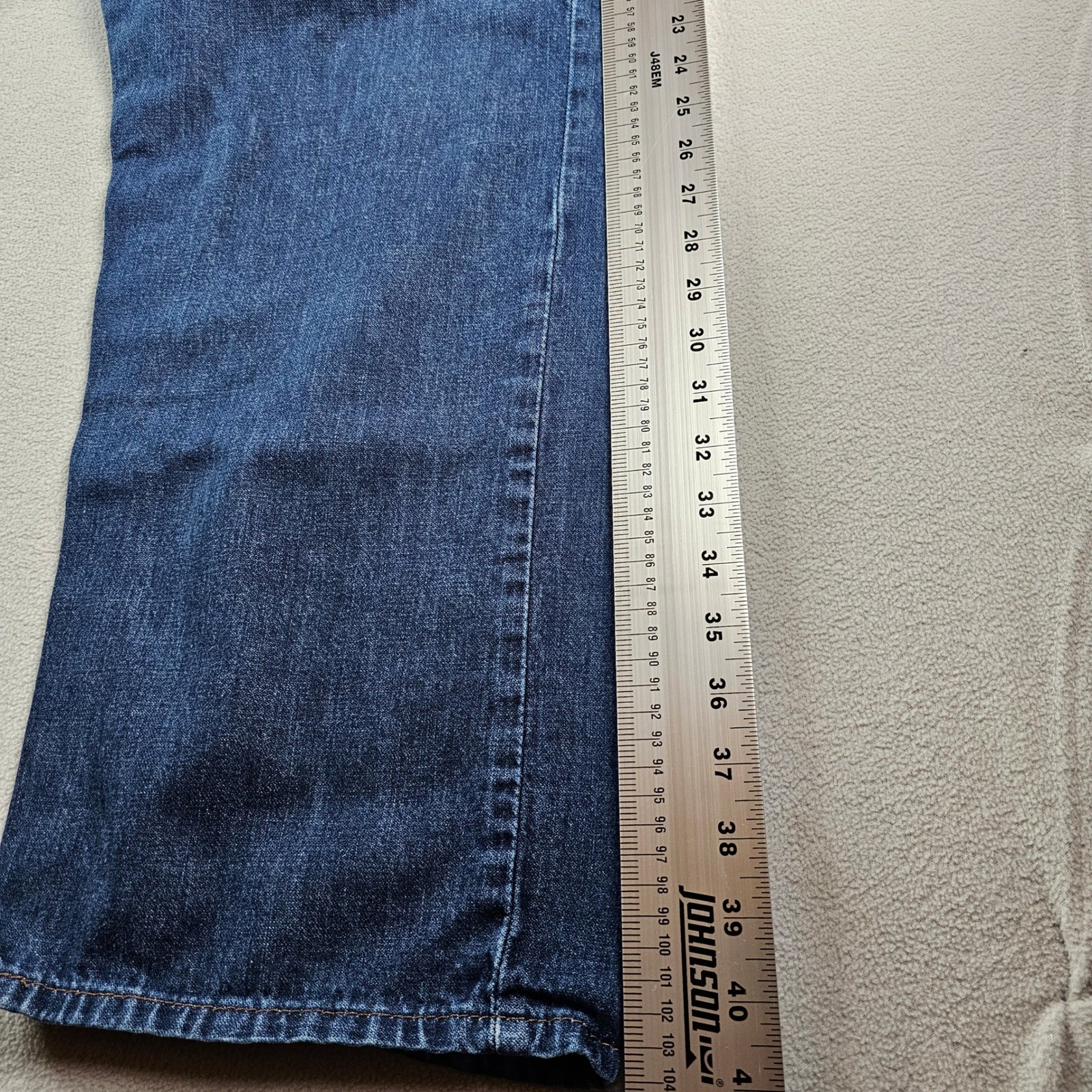 Levis Denim Jeans Pant Men's 40×30 Dark Blue Cotton Classic Fit thumbnail 3