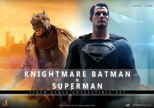 Hot Toys Justice League Knightmare Batman Superman Set TMS038 New Sealed