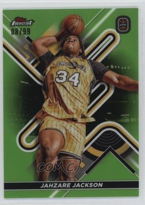 2022-23 Finest OTE Overtime Elite Neon Green Refractor 8/99 Jahzare Jackson 06y2