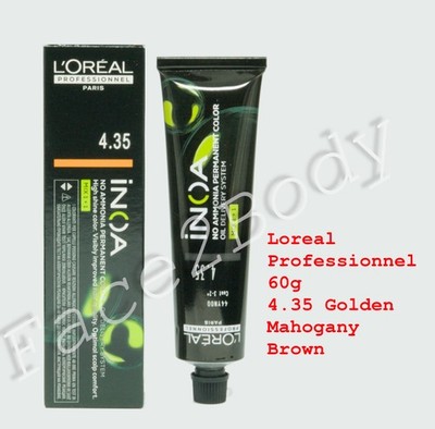 Loreal Professional INOA 60ml - 4,35 Golden Mahogany Brown