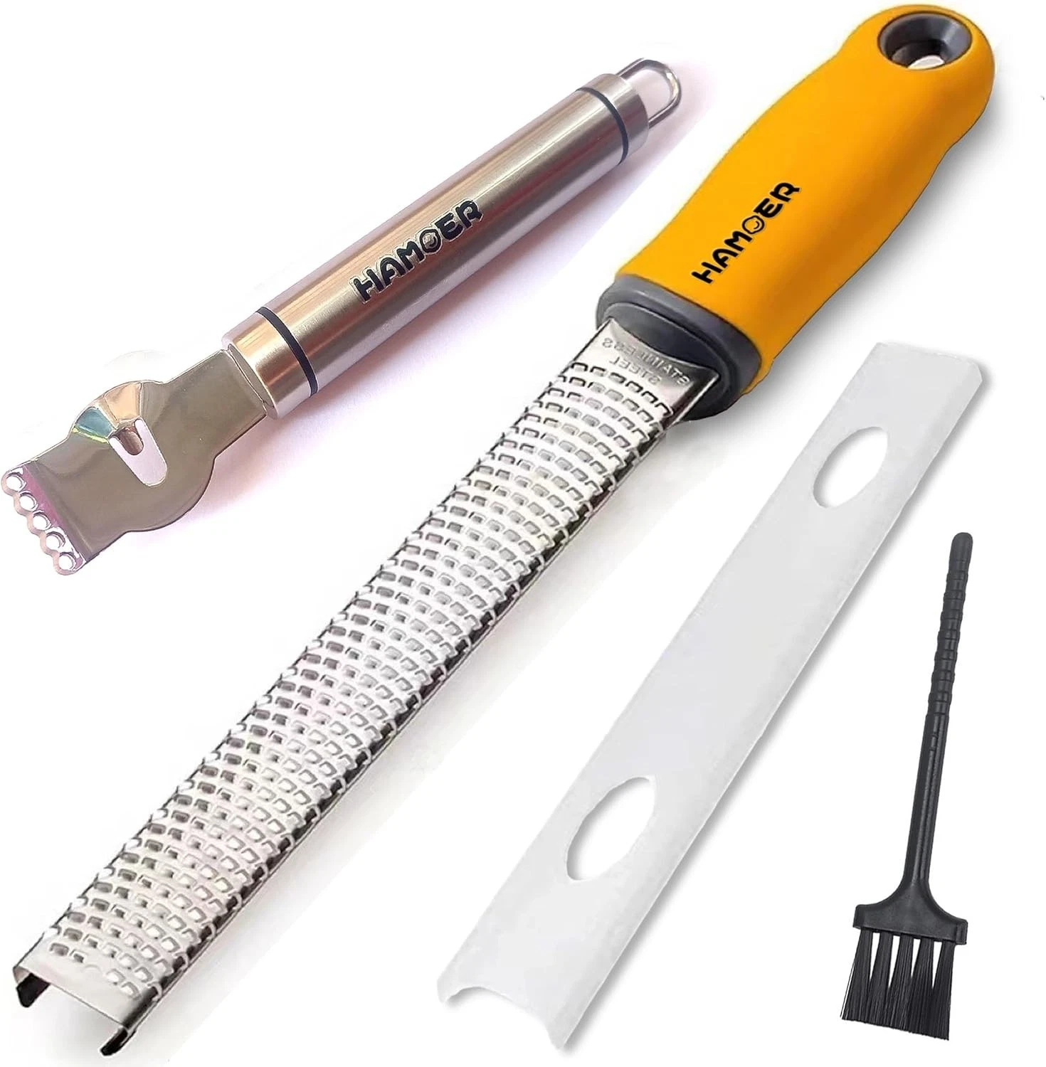Cheese Grater & Lemon Zester Handheld for Grating Cheese Chocolate Citrus Peel
Opens in a new window