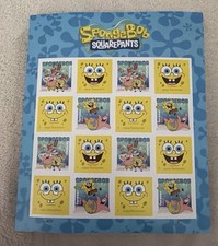 USPS SpongeBob SquarePants Forever Stamps Sheet Of 16 Stamps